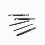 Набор деревянных крючков для вязания 5 шт (8, 10, 12, 14, 16мм.) KN28