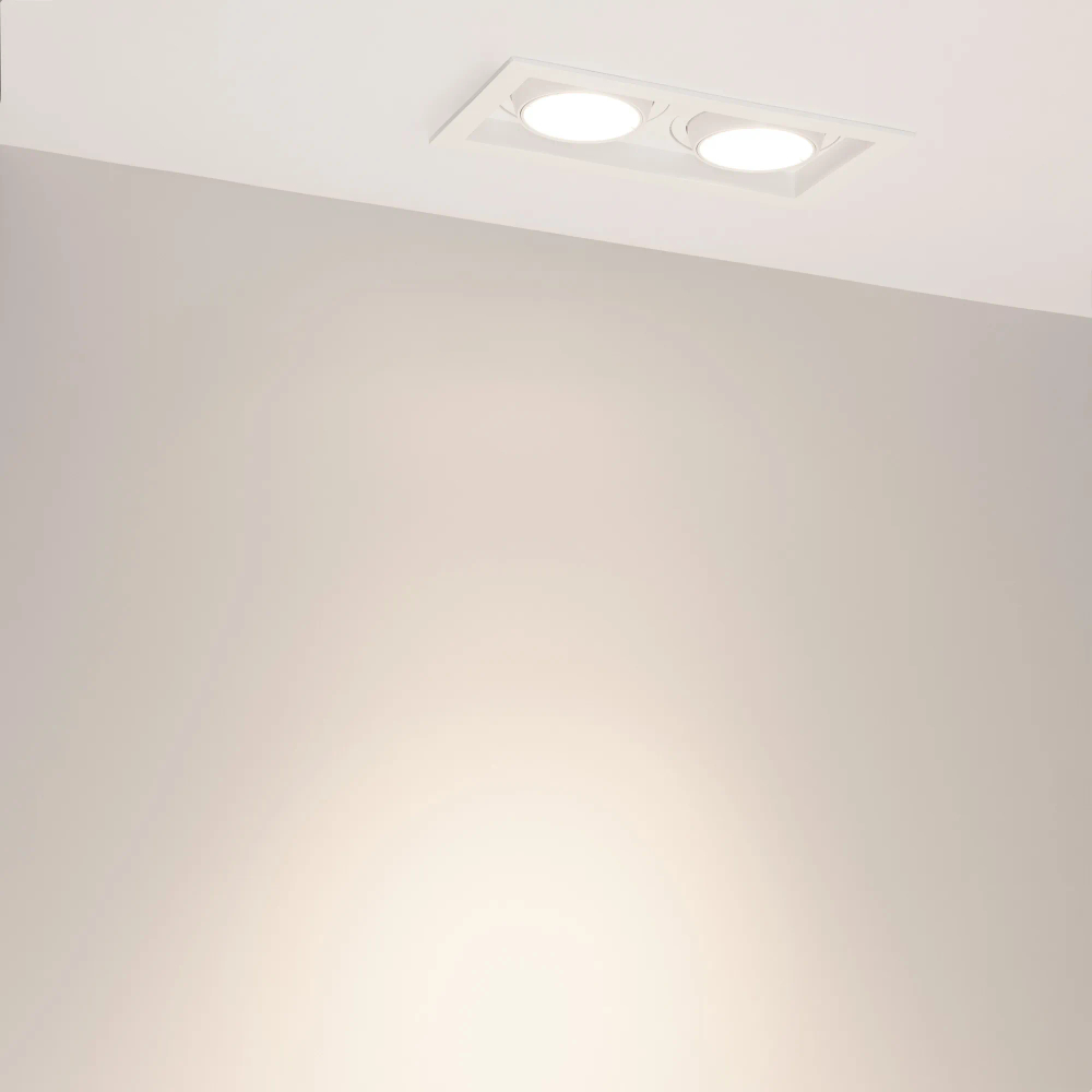 Светильник MS-VORTEX-BUILT-S210x117-2x20W Day4000 (WH-WH, 40 deg, 230V) (Arlight, IP20 Металл, 5 лет) 057768