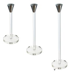 GAEM Подсвечник, L8 W8 H32 см