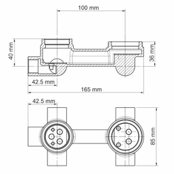 Dinkel 5871 Смеситель для ванны и душа