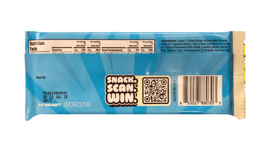 Шоколад Feastables Mr. Beast Мистер Бист, с воздушным рисом, 60гр (США)