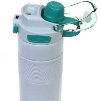 Термос 800мл «Фитнесс», цвет светло-голубой