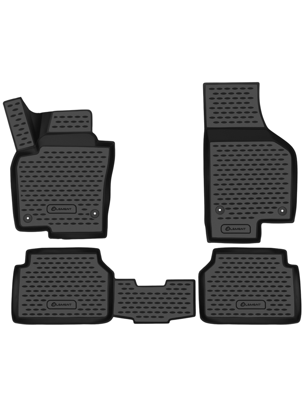 Коврики в салон для VW Tiguan 10 NLC.3D.51.21.210KH