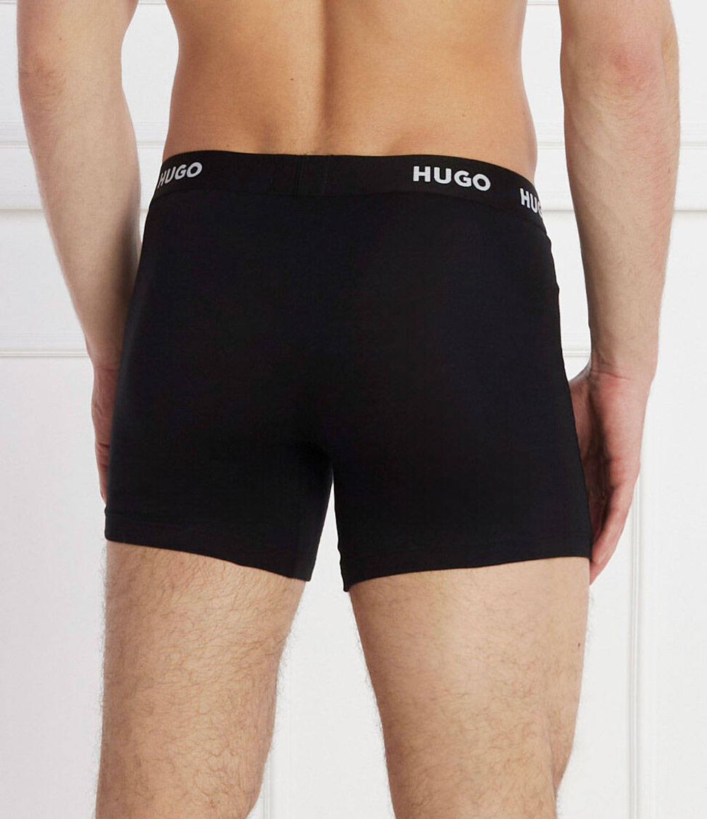 Трусики-боксеры 3шт. BR TRIPLET Hugo Bodywear - черный(50492348)