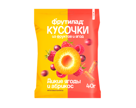 Фрутилад кусочки Дикие ягоды и абрикос 40 гр