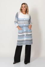 Кардиган М 3349/джинс