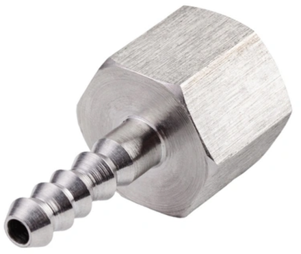 Штуцер Titan под шланг внутренняя резьба, Ø1/4-Ø6мм. (20-800шт.)