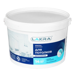 Краска для потолков Лакра белоснежная 14 кг