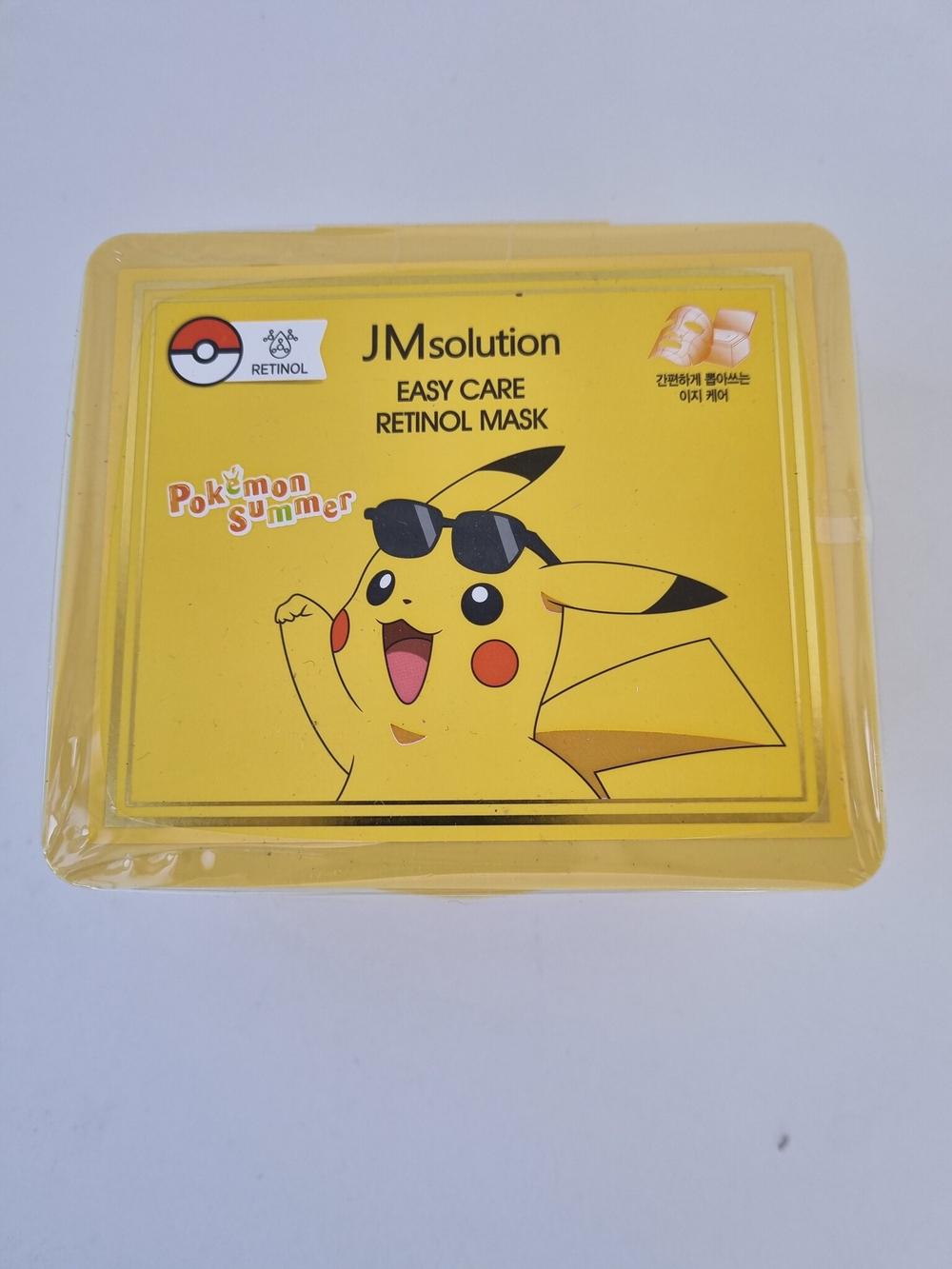 Набор обновляющих масок с ретинолом JMsolution Easy Care Retinol Mask Pokemon Summer 30 шт