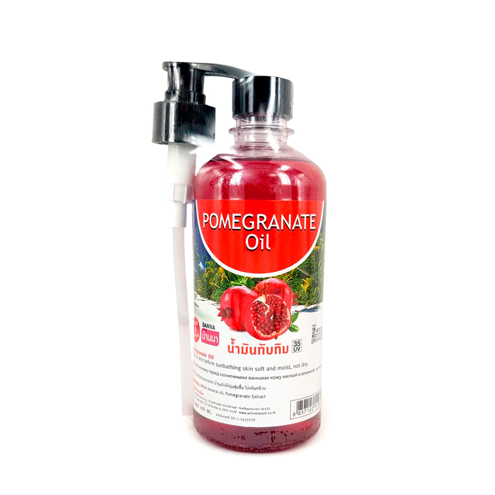 Масло массажное Banna Pomegranate Oil Гранат 450 мл