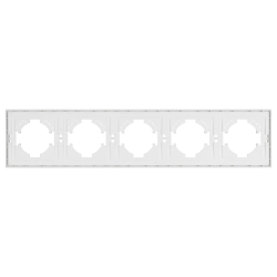 Рамка пластиковая FRM-TENDO-PL-5-WH (Arlight, -) 053851