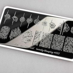 Пластина Swanky Stamping x Arti for you №13