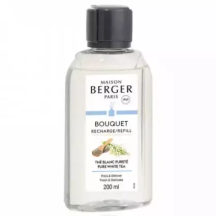 Maison Berger Paris - Ароматическое масло белого чая 200мл в наборе с палочками / артикул   6373  / GTIN 3127290063731