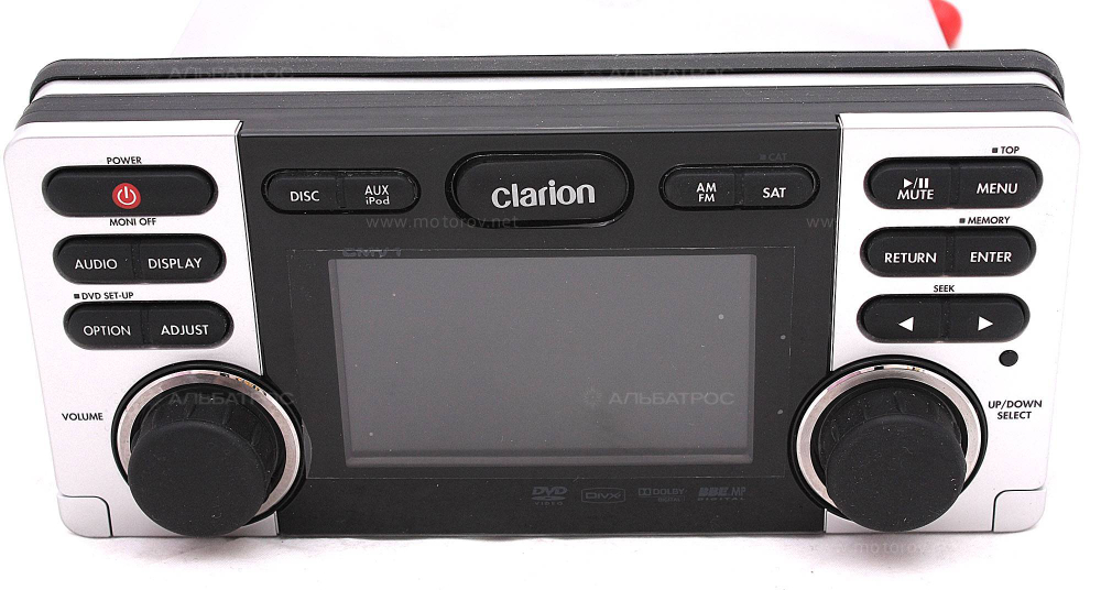 Ресивер морской Clarion DVD/CD/USB с монитором