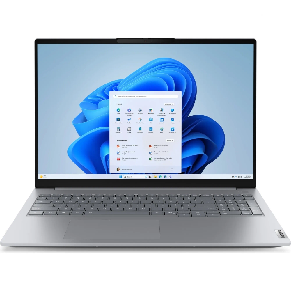 Ноутбук Lenovo Thinkbook 16 G8 IAL Core Ultra 5 225U 16Gb SSD512Gb Intel Graphics 16" IPS WUXGA без ОС grey Bag (21SK0027GQ)