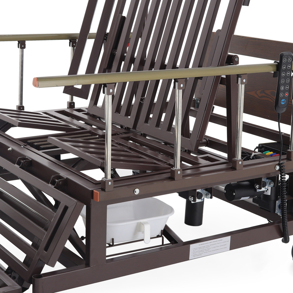 Кровать электрическая Med-Mos DB-11А (ЛДСП венге) ширина ложемента 120 см