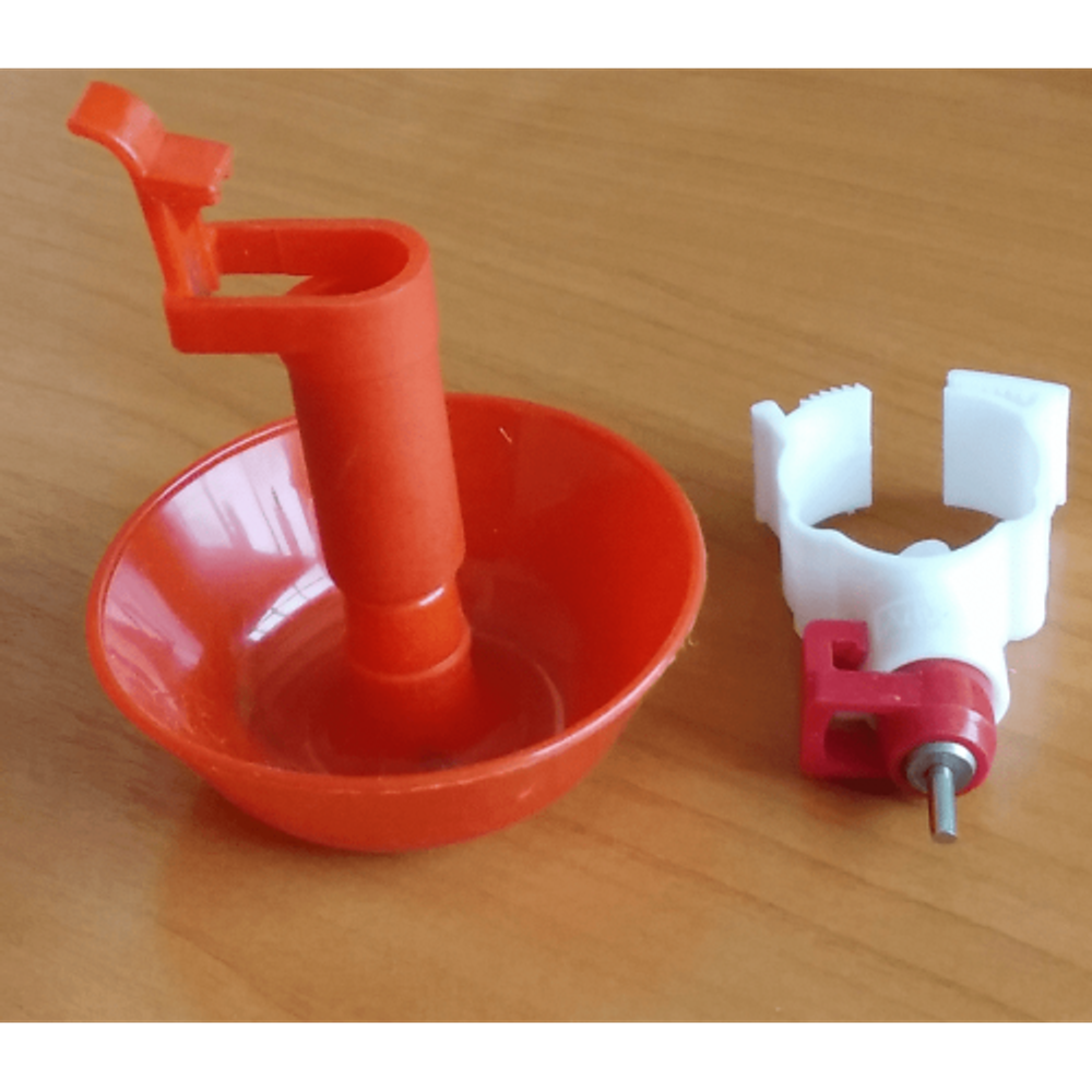 Чашечная поилка для цыплят (для ниппеля)