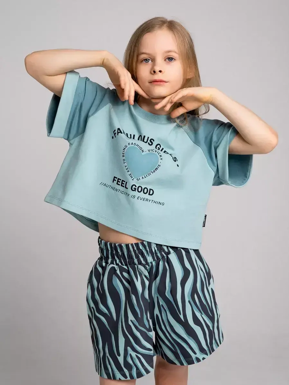 Костюм детский футболка и шорты в сад