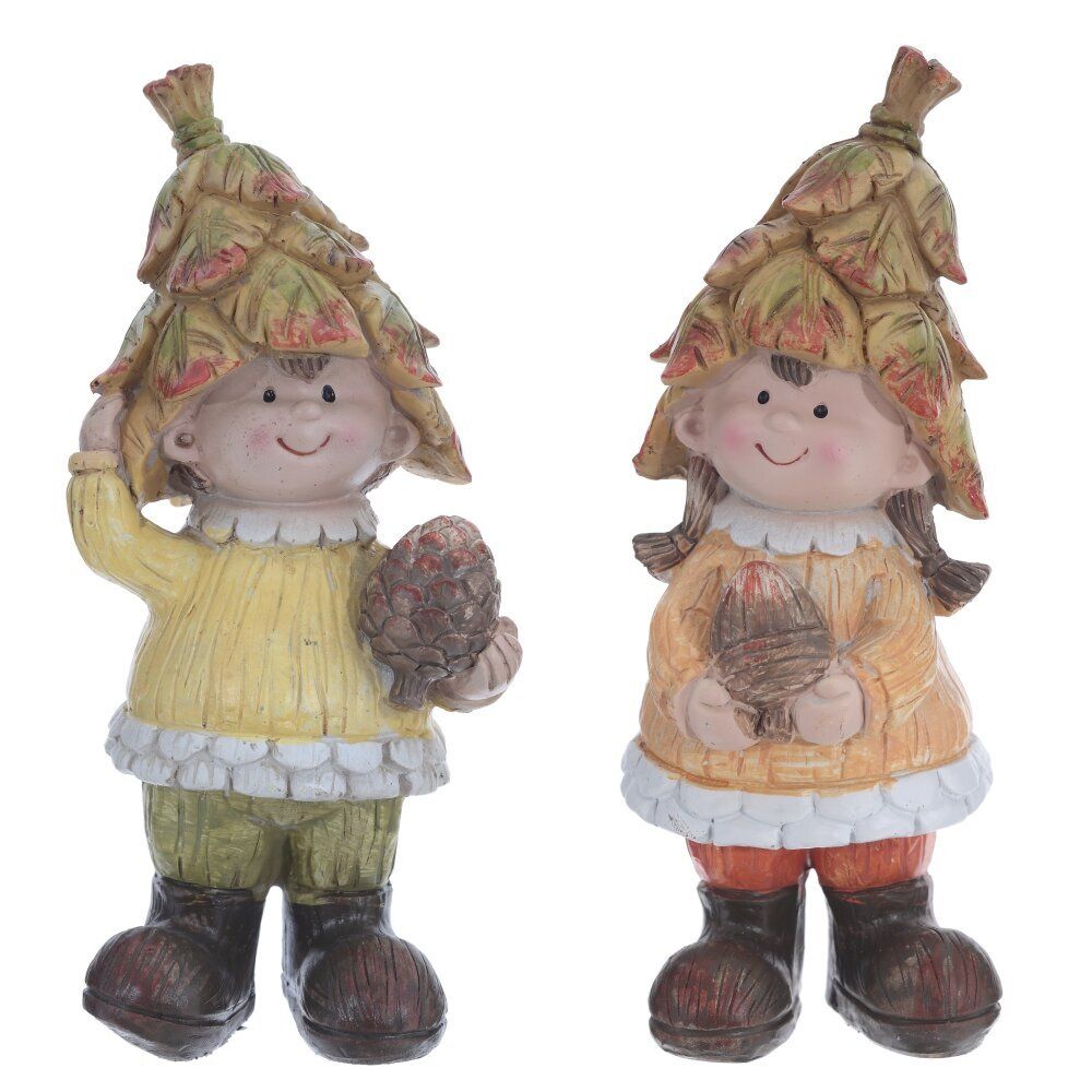 GAEM Фигурка декоративная "Мальчик/Девочка", L9 W6,5 H19 см, 2в.