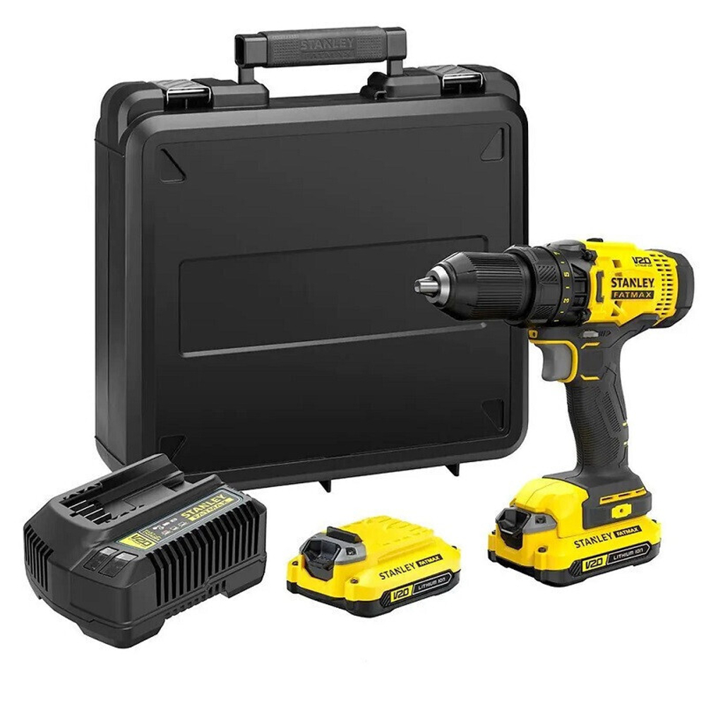 Дрель-шуруповерт аккумуляторная Stanley SFMCD700C2K-QW