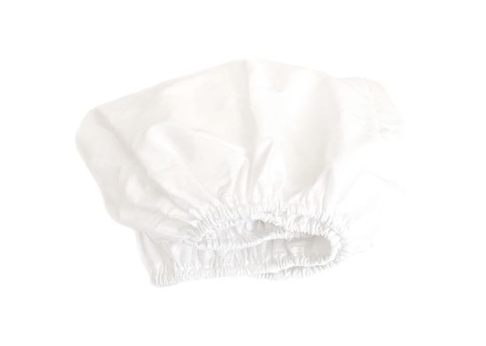 Простынь на резинке для кровати 140*200 см (белый, сатин)