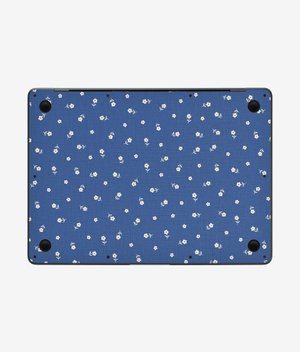 Виниловая наклейка EARLY FLOWERS (синий) для MacBook