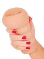 Телесный мастурбатор в виде вагины с узким входом (Цвет: телесный)