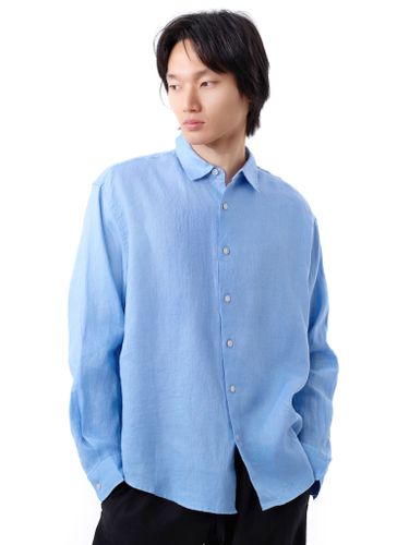 Голубая льняная рубашка Senseera