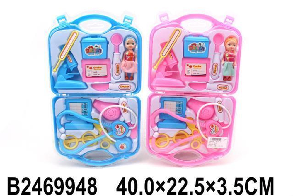 Набор Доктора, голубой, блистер M505-16