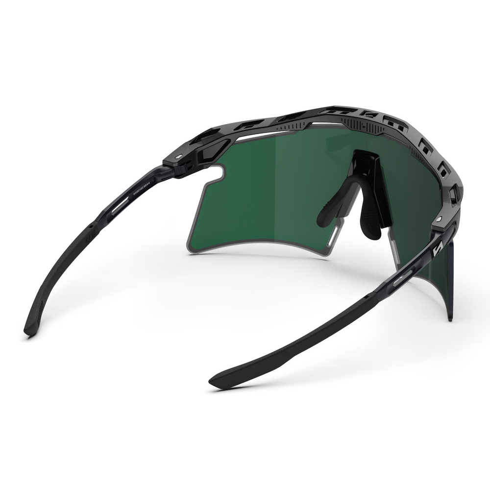 Спортивные очки c диоптриями Scicon Aeroshade 2.0 Titanium Sunglasses Black Matt Multi Mirror Blue/Green + Pink