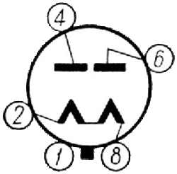 ЦОКОЛЕВКА радиолампы 5Ц3С