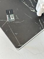 Тумба под телевизор на ножках ROYAL 5029 эко (Мрамор Неро-Золото)