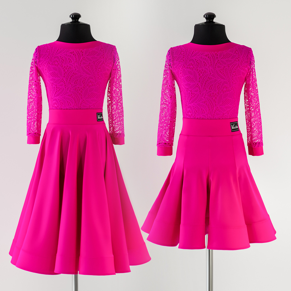 платье с двумя юбками