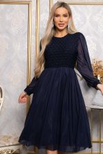 Платье Игра теней (синее) П14860-3М LT Collection