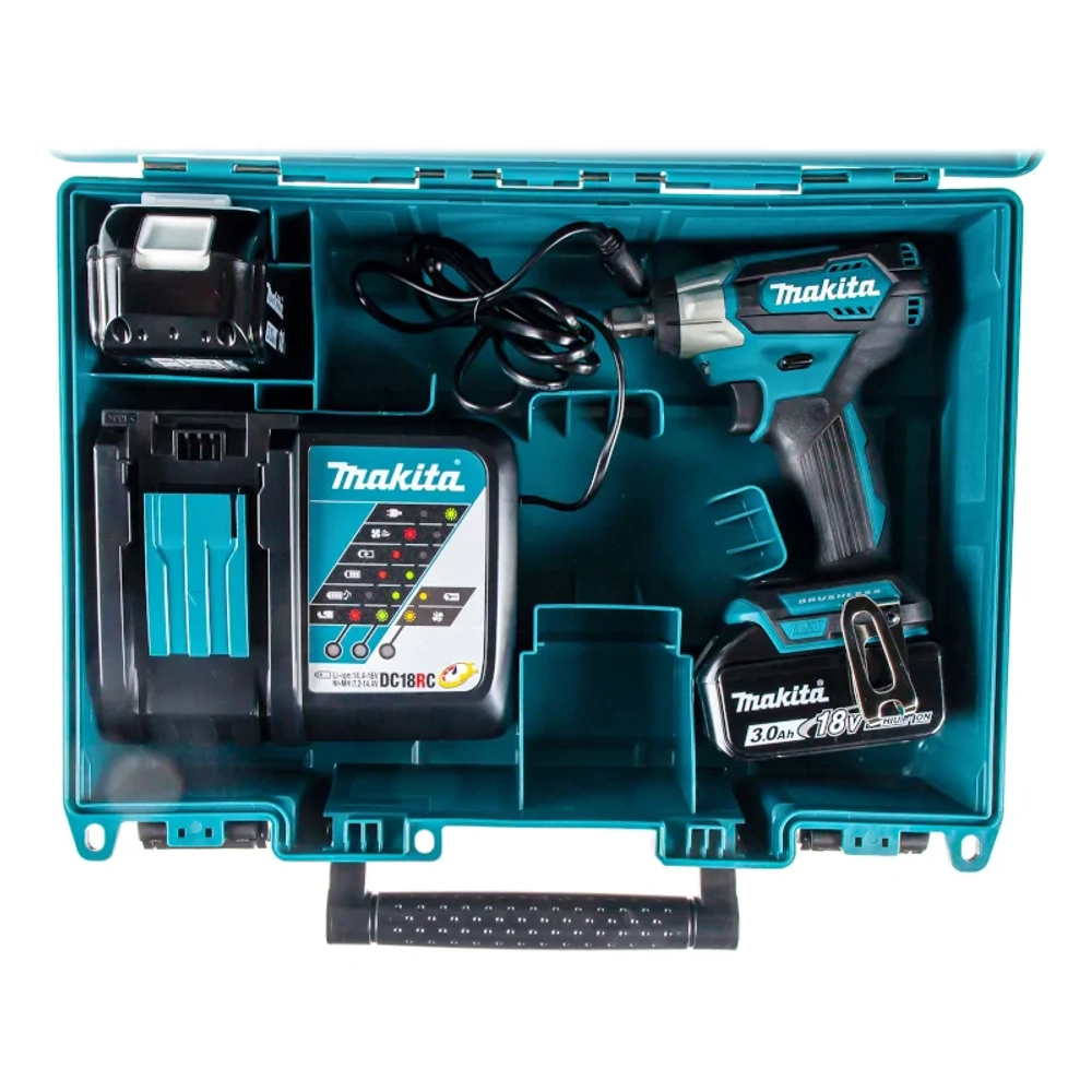 Makita DTW181RFE аккумуляторный гайковерт (2 x 3 Ач, ЗУ)