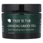 Tree To Tub, женьшень и зелёный чай, увлажняющий крем для лица, 50 мл (1,7 унции)