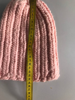 Шапка крупной вязки детская