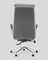 Кресло руководителя TopChairs Solid с оттоманкой серый