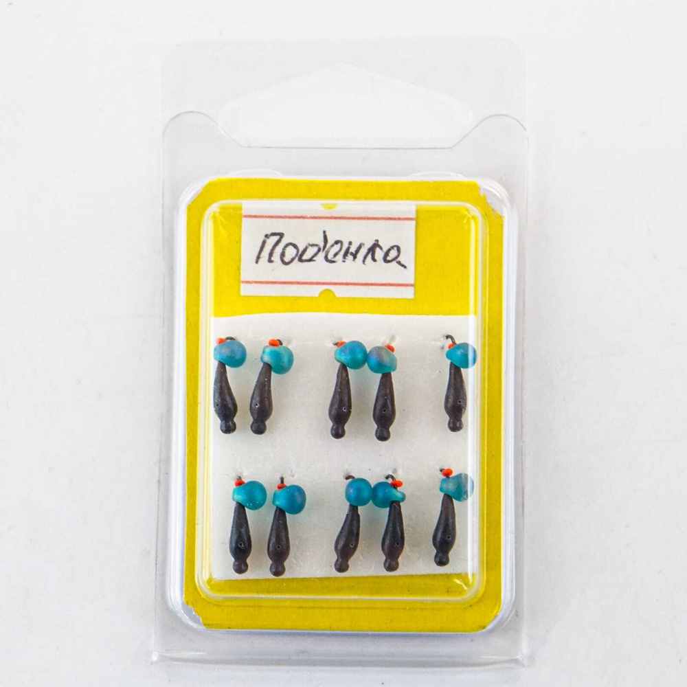 Мормышка свинцовая "Поденка" с шариком (0.3гр)