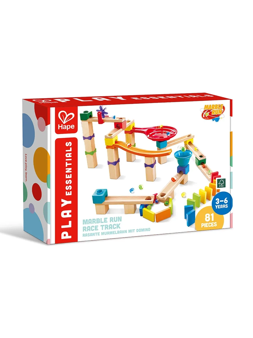 Игровой набор Съезд шариков Гоночный трек 81 предмет