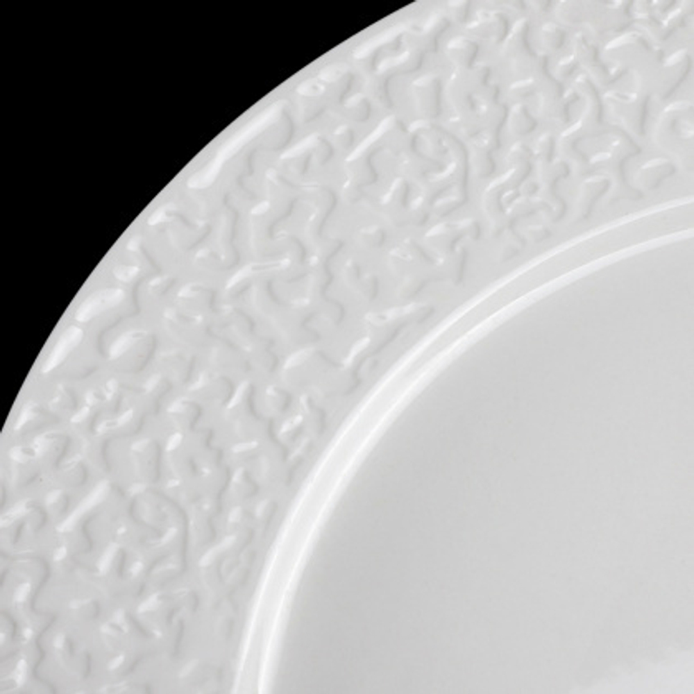 ТАРЕЛКА мелкая с бортами 11" 280мм, белый "Corone Nori"