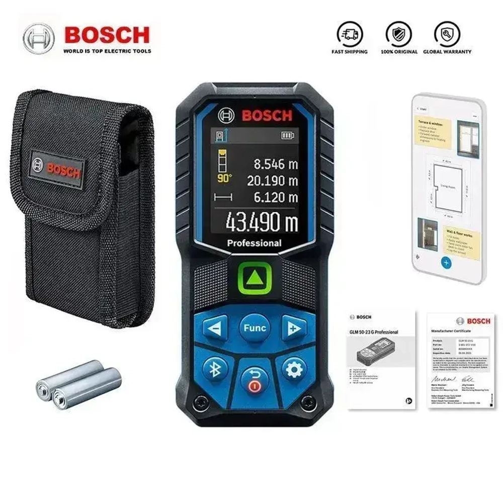 Лазерный дальномер BOSCH GLM 50-27 CG