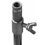 Подставка удилища нержавейка с буром телескоп под сигнализ 1.5 м