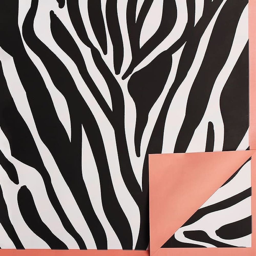 ЛИСТ Зебра 58*58/20шт ЗЕБРА/КОРАЛЛ