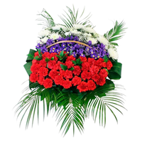 Корзина на возложение «Триколор»