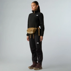 Женская флисовая толстовка The North Face Glacier Fleece 1/4 чёрная