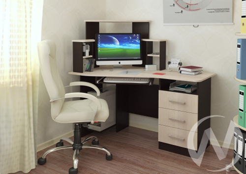 Стол компьютерный Каспер (венге/лоредо)