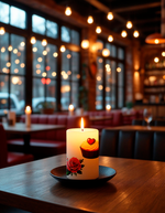 Трансфер переводной - декаль для свечей и гипса день святого валентина 001 А5