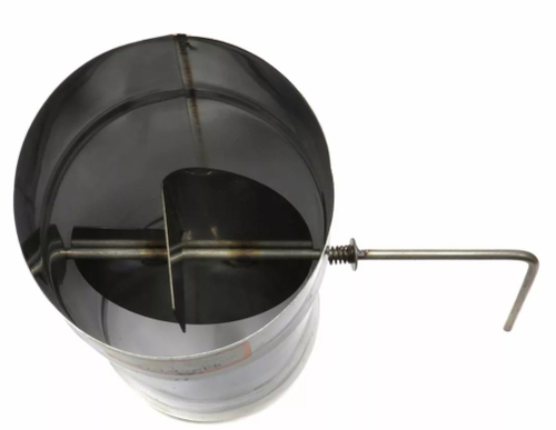 Шибер  D150 поворотный