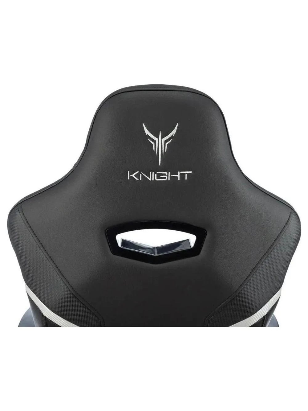 Кресло игровое Knight Thunder 5X черный эко.кожа крестов. металл